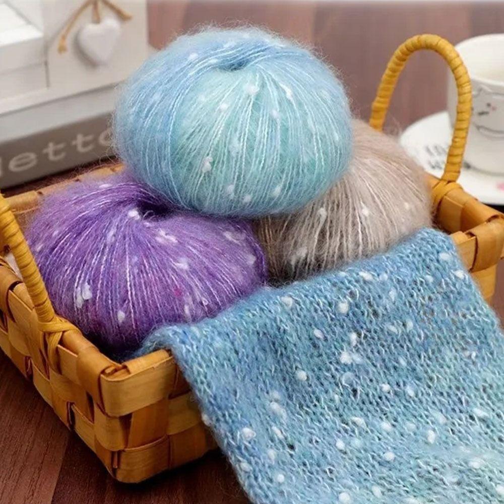 50 г Пряжа для меха Супермягкая Пушистая Мохеровая пряжа DIY Цветная Пряжа для вязания крючком для изготовления Свитеров Шарфов Пледов Поделок