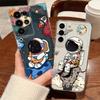 Милый Чехол-Астронавт Для Samsung Galaxy S26 S25 S24 Ultra S23 S25 FE A57 A17 A37 A16 A56 A55 A15 A35 A36 5G Мягкий ТПУ Чехол Для Телефона