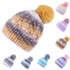 Winter Men Women Fleece Lined Knitted Hats, Soft Thermal Stocking Caps For Cold Weather Outdoor