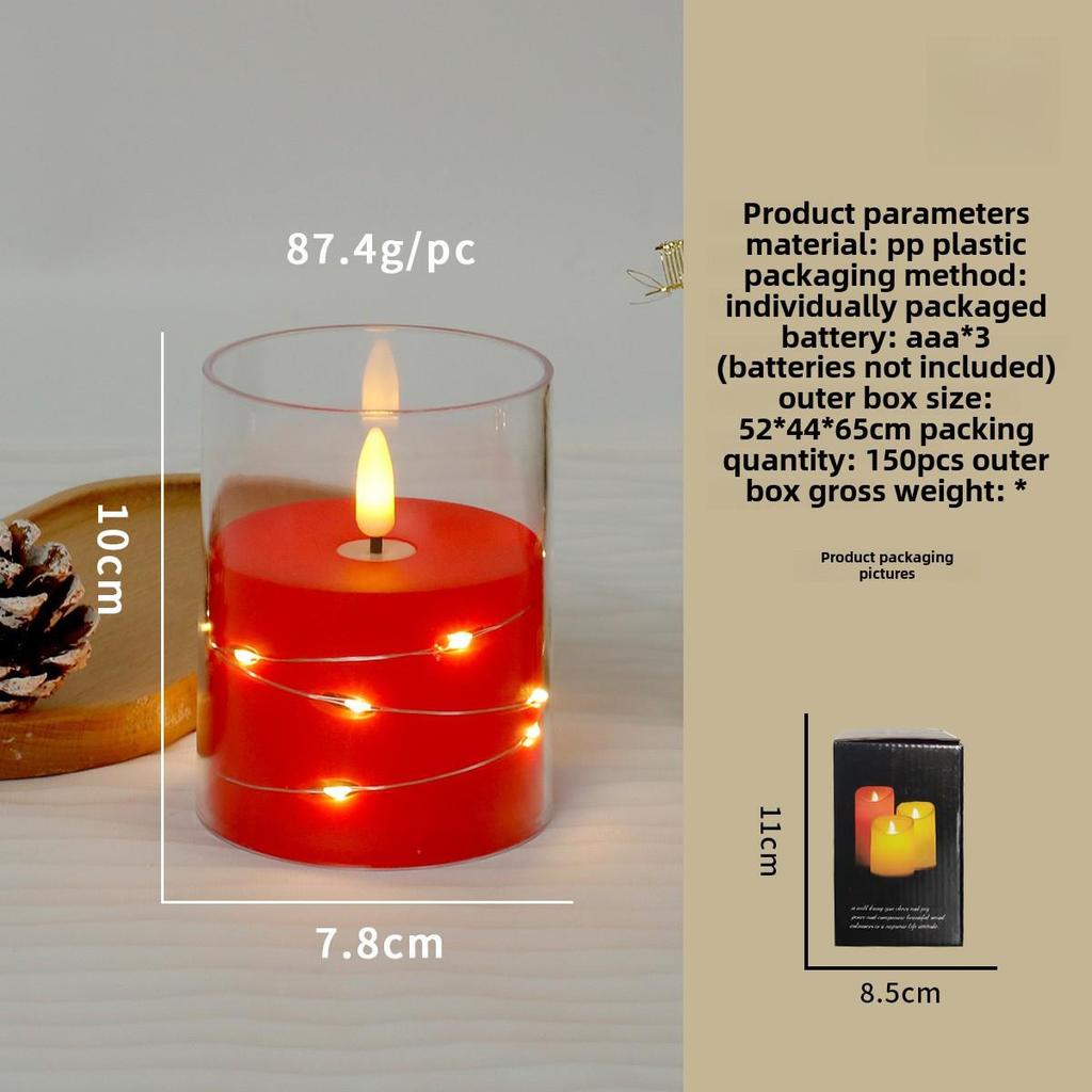 "LED Remote Control Candle Lights for Weddings, Birthdays, Parties & Concerts - Electronic ABS Simulation String Light Decoration"