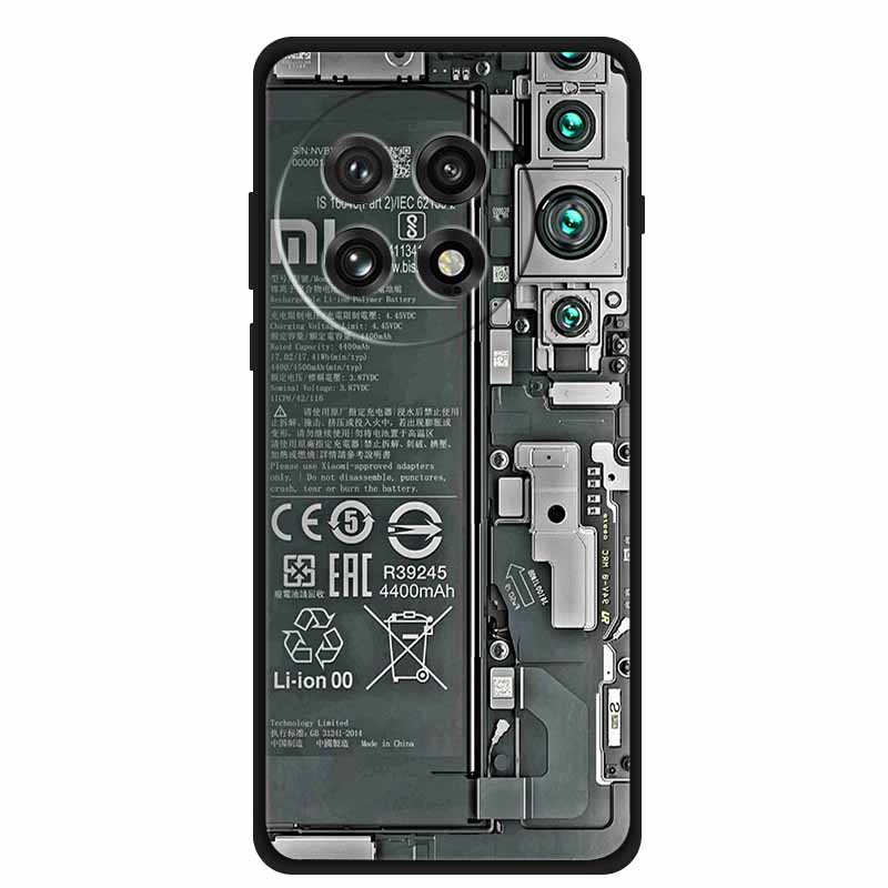 Чехол For OnePlus13 5G Чехол OnePlus 13R Черный Силиконовый Мягкий Цветок Модный ТПУ Задняя Крышка Для OnePlus13 13R Чехол Защитный Capa