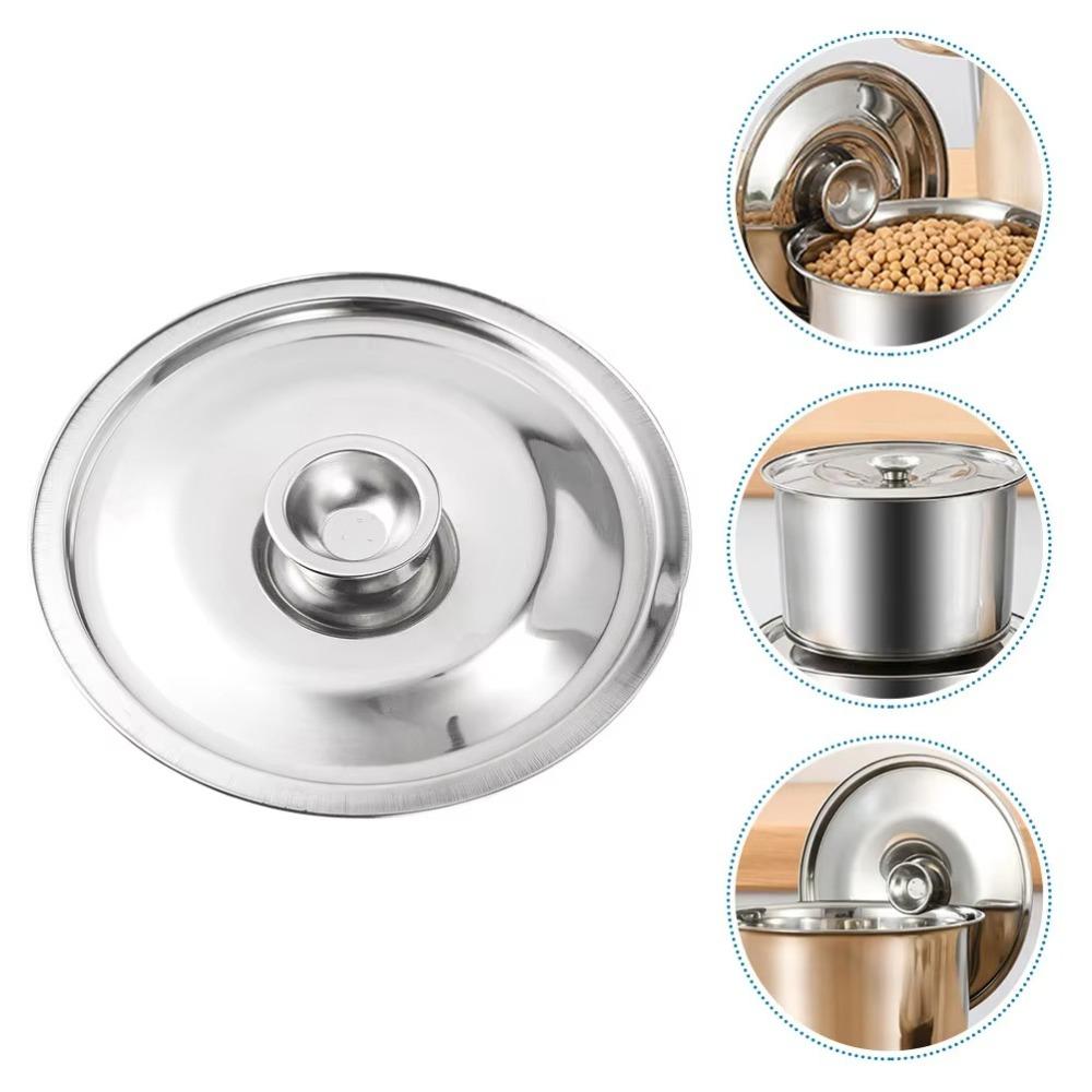Новая круглая крышка для кастрюли 10-24 см, утолщенная универсальная крышка, крышка для кастрюли, замена, крышка для кастрюли из нержавеющей стали, кухонные принадлежности