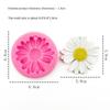 Daisy Baking Tool 3D Candle Mold Fondant Craft Flower Silicone Mold  Home Kitchen DIY