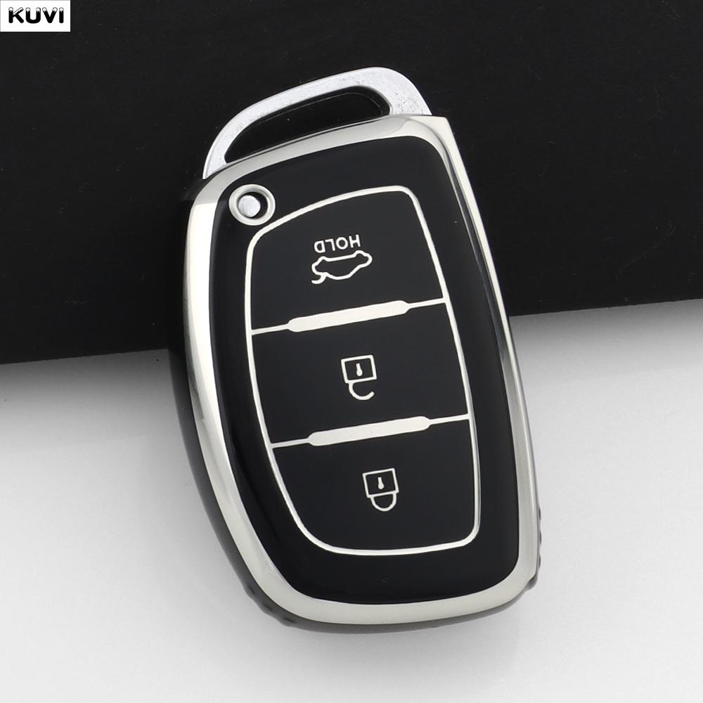 3 4 Кнопки ТПУ Чехол-Крышка для Умного Ключа Автомобиля Для Hyundai Tucson Santa Fe Rena Sonata Elantra Creta Ix35 Ix45 I10 I30 I40 Аксессуары