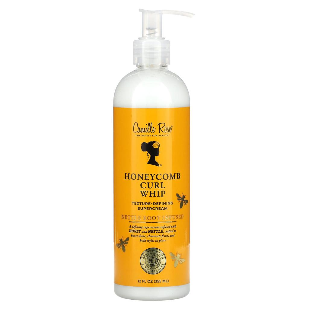 Camille Rose Honeycomb Curl Whip, суперкрем для придания текстуры волосам, 12 жидких унций (355 мл)