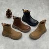 New Women's Shoes: Thick-soled Women's Boots, Round-toed, Versatile and Retro Ankle Boots
