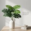 55cm Artificial Plant 12/18 Leaves Fern Plant Bundle Large Size Fake Palm Plant  Wall Decoration