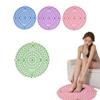 Lyyxjsltd Массаж стоп Эргономичный Расслабление стоп Точечный массаж Шиацу для домашнего использования Коврик, Дизайн, Массаж, Коврик, Пластина, Складной, Круглый, Прочный,