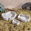 New Simulated Rock Reptile Food Bowl Multiple Size Habitat Decor Lizard Food Dish Anti-slip Base Pet Reptile Feeder Pet Supplies