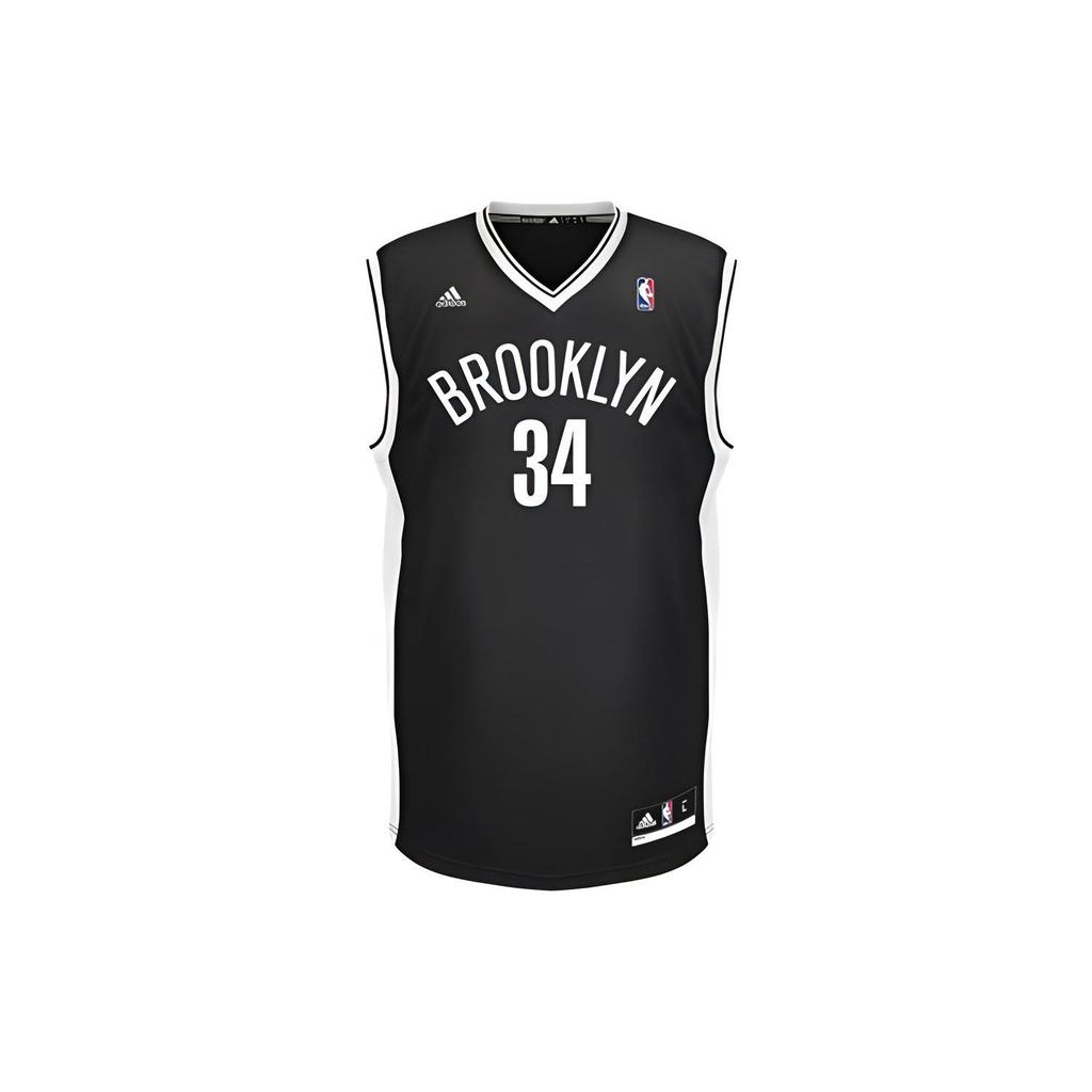 adidas Баскетбольная майка NBA Rep Fan Edition Brooklyn Nets Paul Pierce 34 Мужская майка черная DBV2219