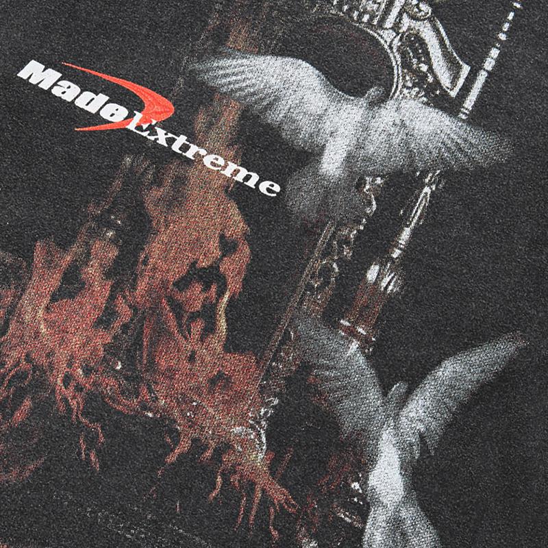 Уличная футболка унисекс с рисунком голубя, хлопковая черная футболка, топы унисекс, футболки, летняя футболка с короткими рукавами