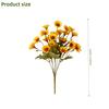 1/3 шт. Искусственные шелковые цветы герберы оптом Реалистичные поддельные цветы - для улицы, дома, в помещении, сада, крыльца - Декор