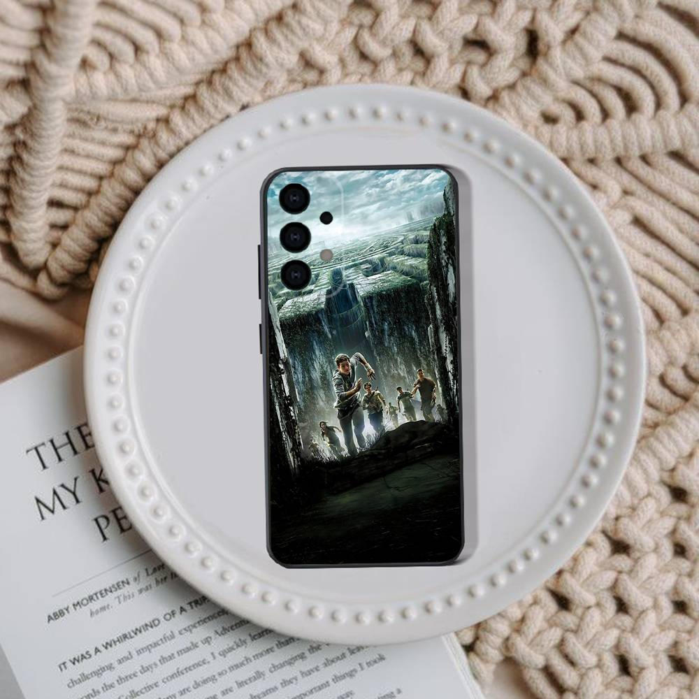 Чехол для телефона M-Maze R-Runner для Samsung Galaxy A73,30,32,72,51,53,52,71,22,5G,Note,J7,8,9 Мягкий черный чехол