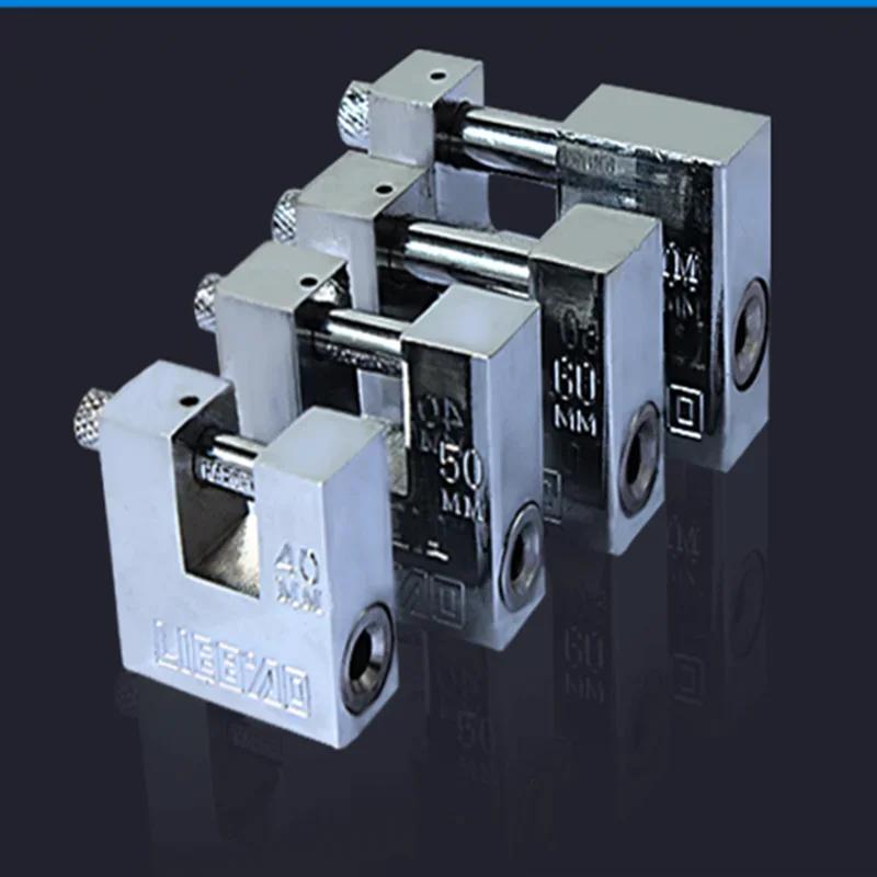 Прямоугольный навесной замок, противовзломный навесной замок, защитный замок безопасности, антикварный, горизонтального открывания, противовзломный, противоугонный дверной замок