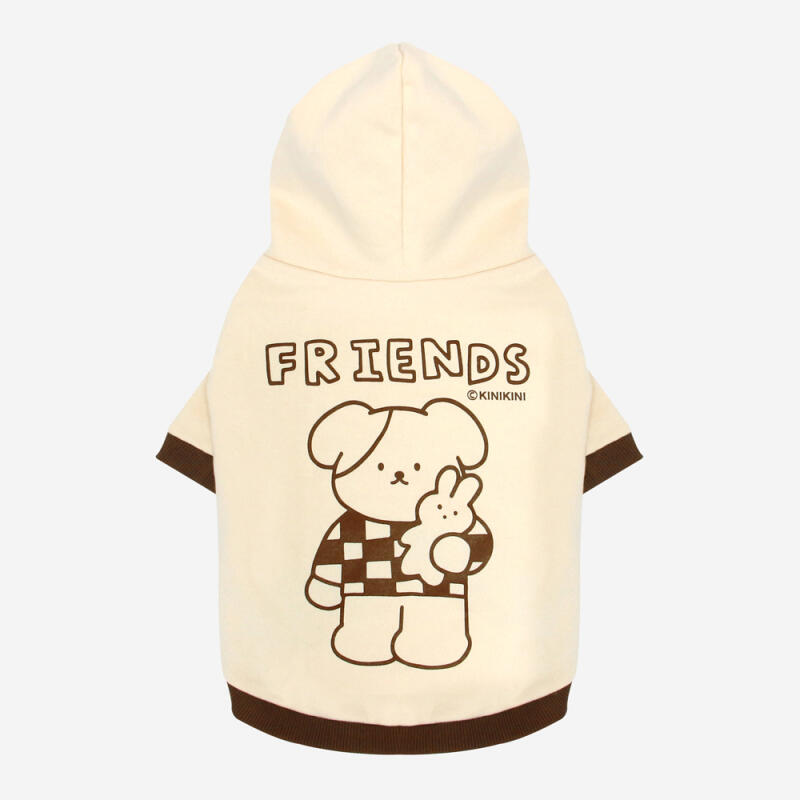 ХУДИ MOOMOO FRIENDS-БЕЖЕВЫЙ (капот)