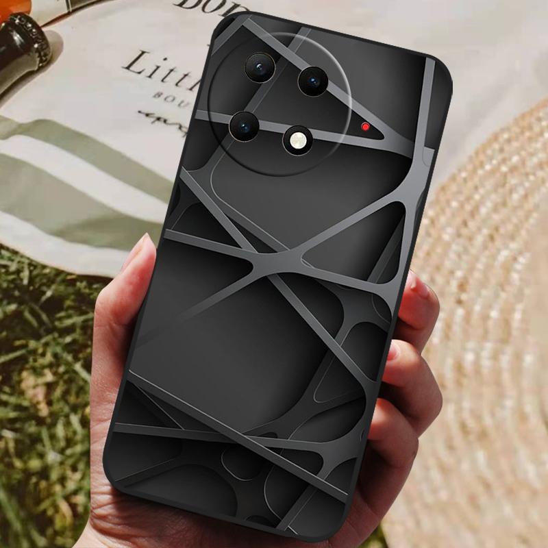 Для чехла Tecno Camon 30S Pro Мягкая силиконовая крышка Черный бампер ТПУ Для чехла Tecno Camon 30 4G / 30S 30 Pro 5G Чехол Funda Чехлы для телефонов