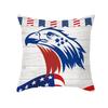 США 4 июля День Независимости Подарки Декор дивана Наволочка Подушка Домашняя декоративная наволочка Подушка с принтом фейерверков