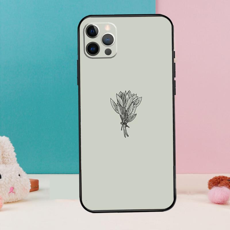 Эстетичный Цветочный Чехол Для Телефона Для iPhone 17 Air 16 15 13 12 11 14 Pro Max 12 13 mini 15 16 Plus 16e Чехол