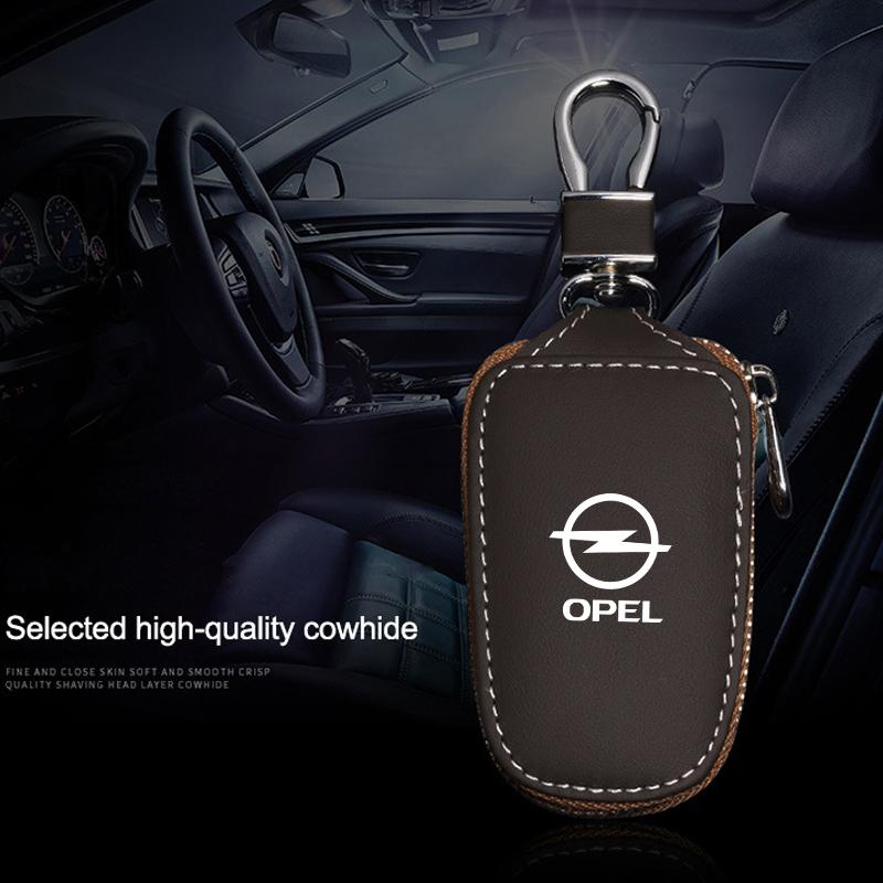 Чехол-брелок из ПУ кожи для автомобильного ключа-пульта, Защитный чехол-сумка для Opel Astra H G J Insignia Mokka Zafira Corsa Vectra C D Antara