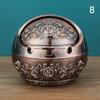 Metal Ashtray Smoking Windproof Vintage Lid Ornament Retro Cigarette Metal Decorative Gadgets Cigarettes Accessories