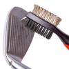 Club Cleaning Brush Convenient Sturdy Structure Golf Accessories Golf Pole Putter Double Sided