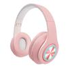 B39 Horse Head Over-Ear Wireless Bluetooth Foldable Luminous Headphones with Stereo and Card Slot.
