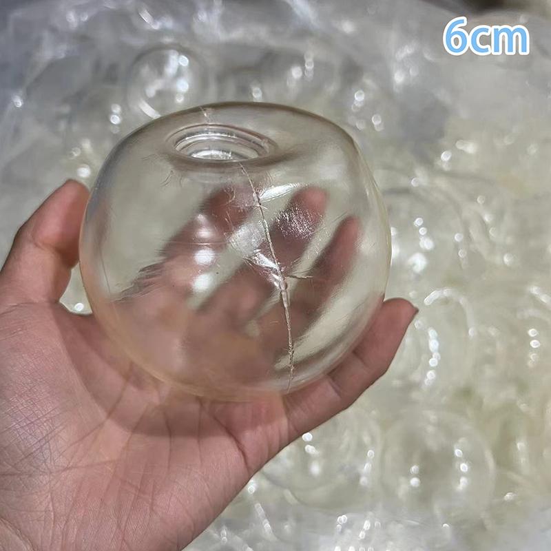 6Cm Handmade Diy Ball Hollow Ball Transparent Tpr Casting Mold Tool Slow Rebound Toy Bouncy Bright Stress Relief Squeeze Toy