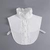 Korean Hollow Out Lace Fake Collar for Sweater Blouse Shirt Detachable Shirt Collar Neckwear Lapel Blouse Top False Collar