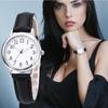Moda Ayollar Kvartz Soati Sport Ayollar O'qish Oson Arab Raqamlari Oddiy Tergich