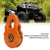 Snatch Block, 12.5 Ton Winch Snatch Block Towing Pulley Block, Heavy Duty Steel Off-Road