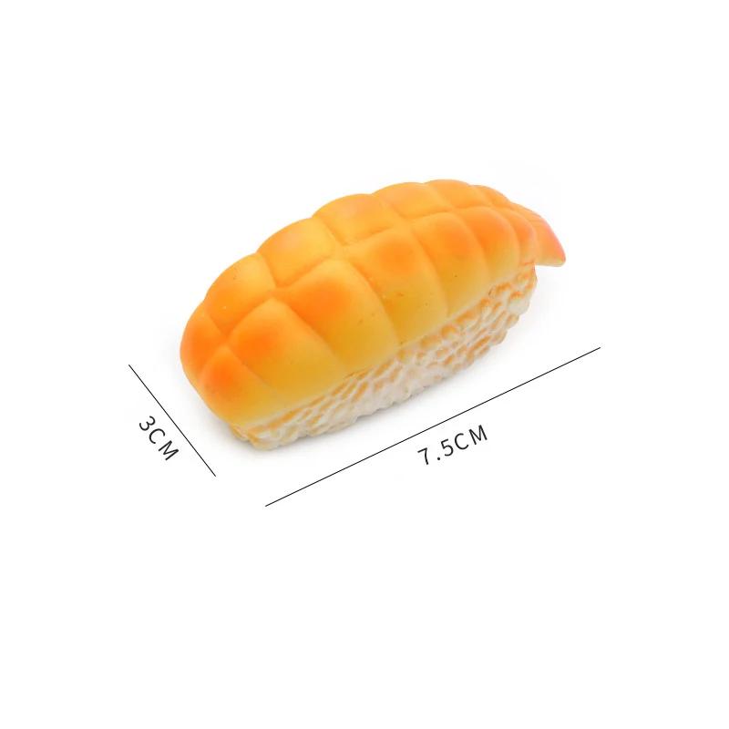 Pet Squeaky Sushi Shape Rubber Dog Chewing Toy Cleaning Tooth For Small Medium Dogs Bite Resistant Sounder Pet Supplies