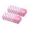 Amazing Odor-proof Bag Bos Striped Package Set of 2/pink L Size 90 Pieces for Processing Baby Diapers, Pet Poop, Food Waste, Sanitary Items, Etc.