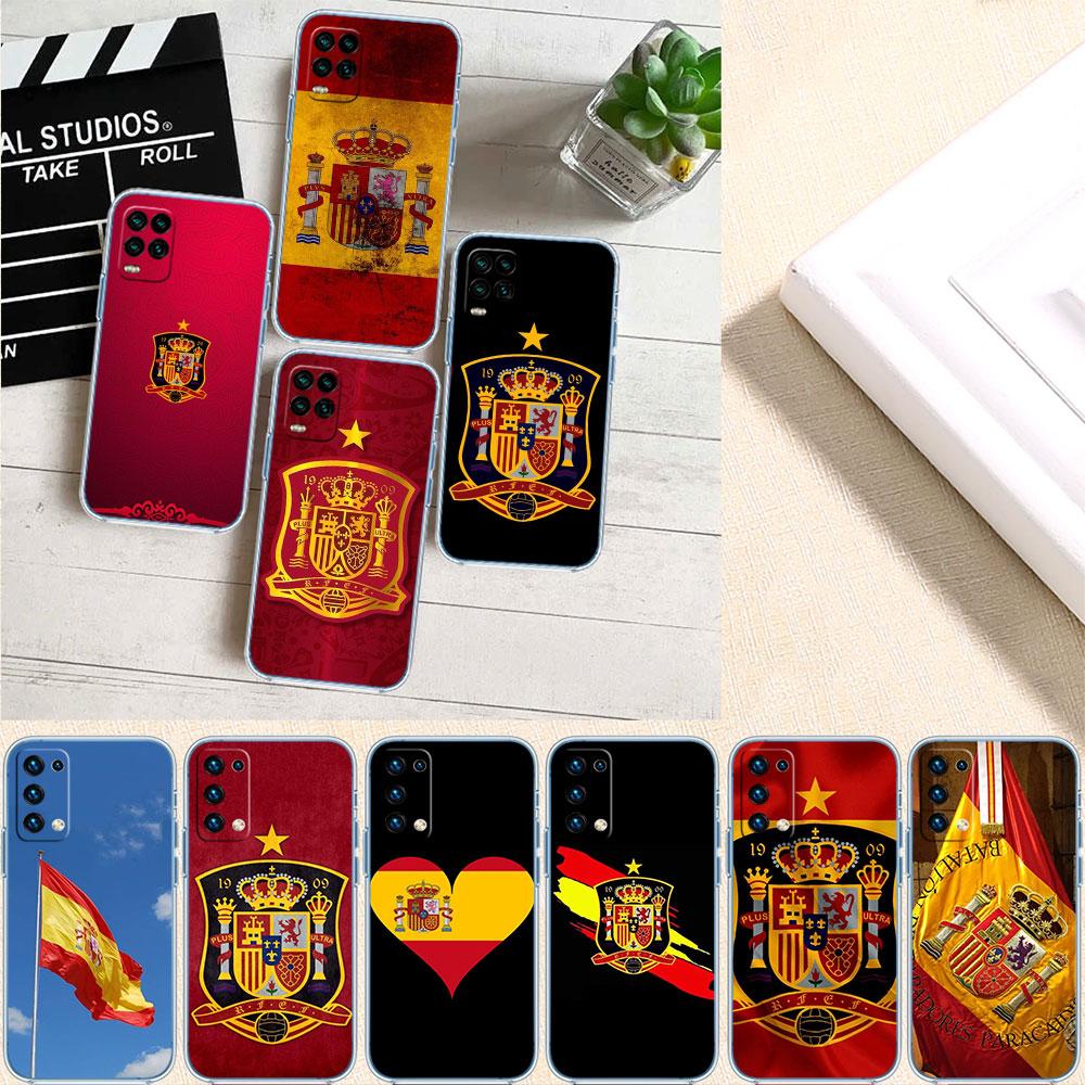 PP57 Spain Flag Phone Case for Motorola Moto E13 E15 E20 E22 E22I E22S E30 E32 E40 E7 E7I G Plus Power Play Stylus G22 G14