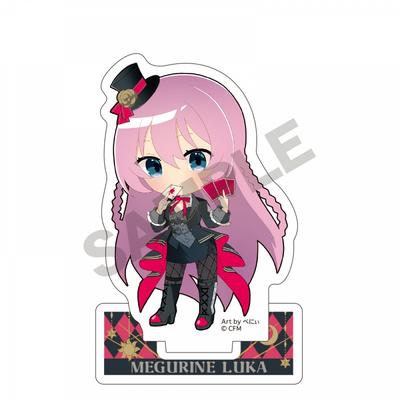 Вокалоид Хацунэ Мику Акриловая подставка Megurine Luka Black Circus Мини-персонаж