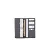 BONAVENTURA Bifold Long Wallet Made with the finest European this genuine leather wallet makes a great gift (Charcoal) - leather, (BWAT35-CG).