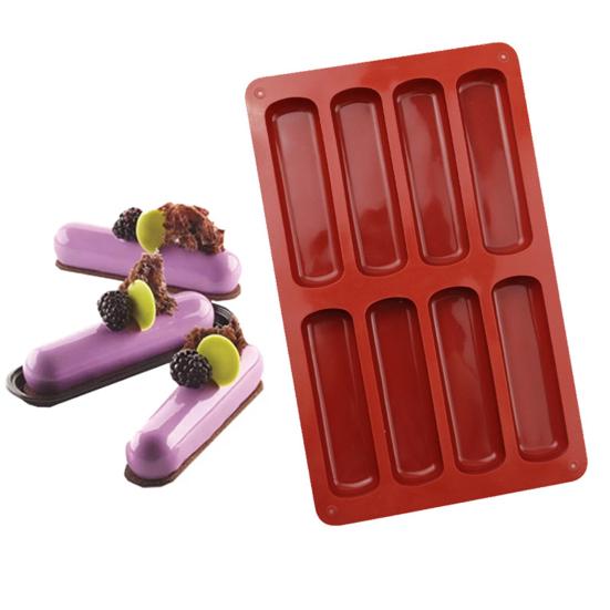 Практичная термостойкая простая в очистке форма для печенья 8 сеток пальчики шоколадное печенье кухонные принадлежности