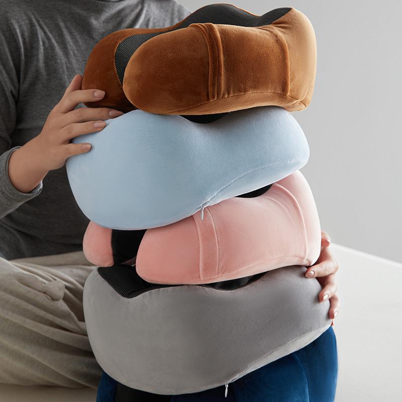 U-Shaped Memory Foam Neck Support Pillow for Travel