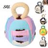 Boredom Buster Toys for Indoor Pets Dog Puzzle Treat Toy, Squeaky Plush Ball Dispenser Pets, Interactive Pet Dogs Cats Food Hide And Seek Toy Engaging