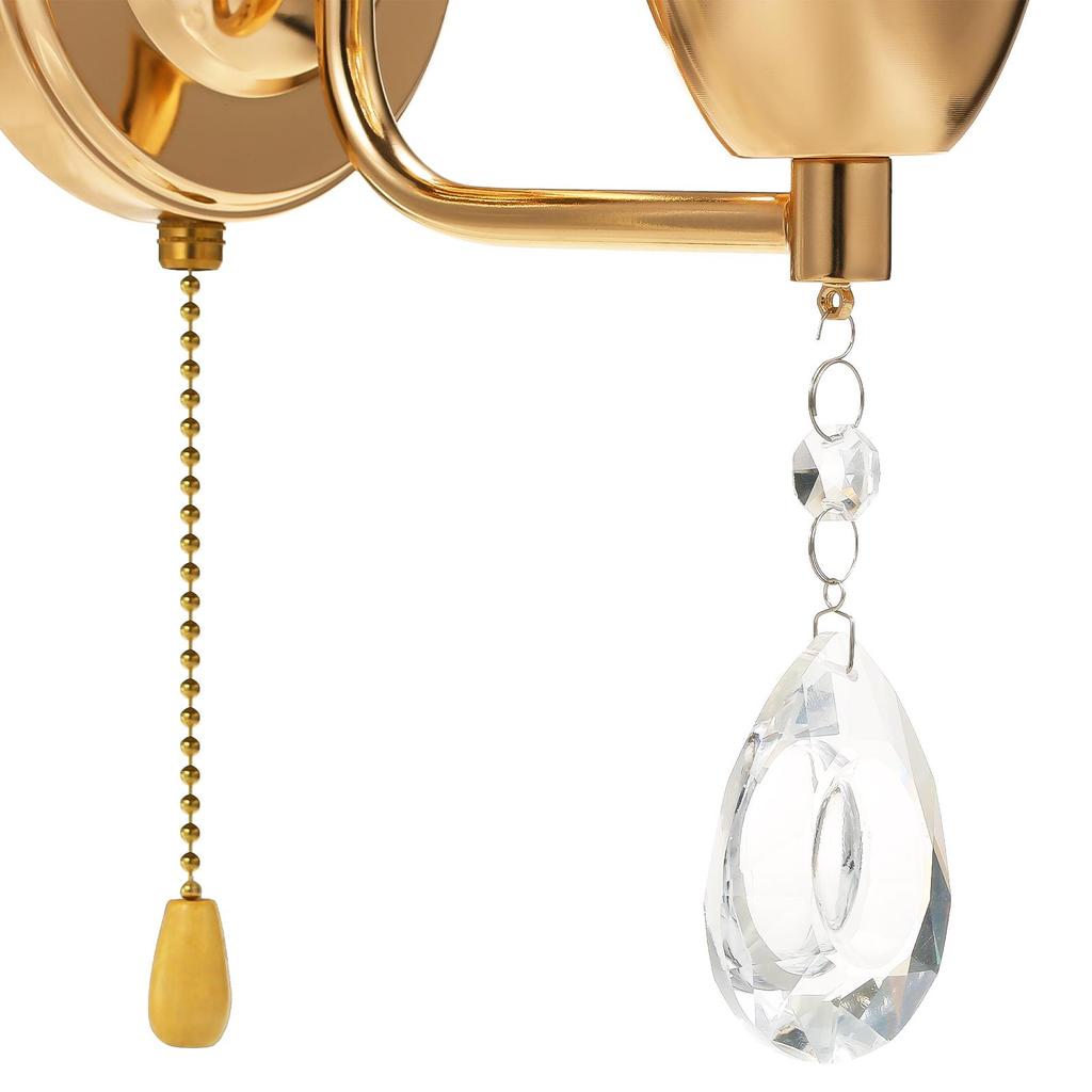 Современные прикроватные настенные светильники для столовой, прихожей, хрустальные бра, настенный светильник для спальни