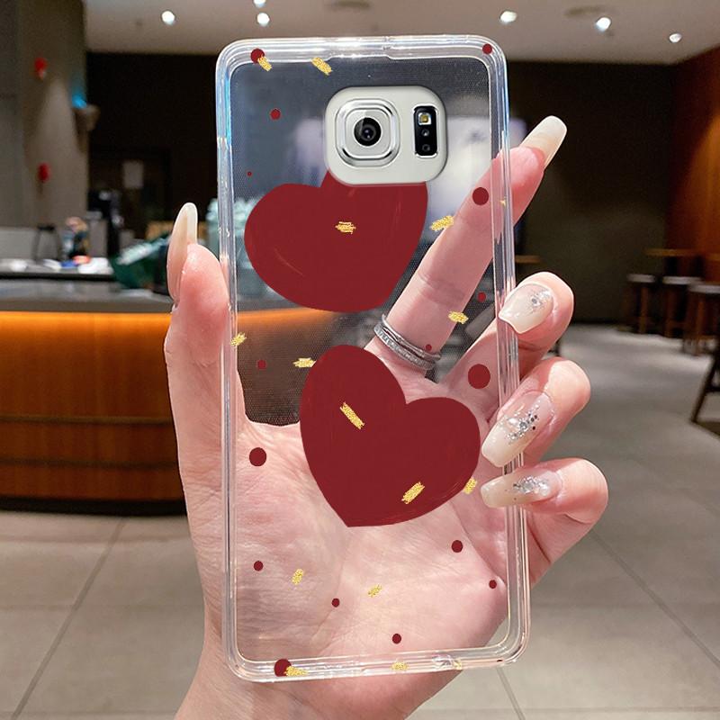 For Samsung S6 G920F Case Samsung Galaxy S6 edge Plus G925F Cover Clear Luxury Butterfly Flower Soft TPU Silicone Phone Case