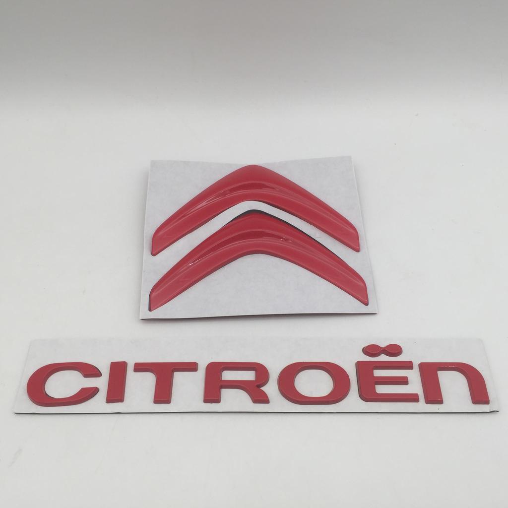 1 шт. 3D металл для Citroen Буквы автомобиля Передний значок на капот Наклейка на капот Задний значок на багажник Наклейка Стайлинг автомобильные аксессуары