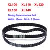 100/110/120/130/140XL Timing Belt 10mm Belt Width 5.08mm Spacing