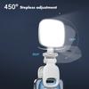 Мини светодиодная селфи-подсветка 3 цвета 360° регулируемый зажим для телефона, ноутбука для TK Vlog Макияж Прямая трансляция Фото-свет с USB-зарядкой