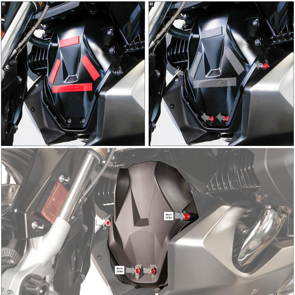 FOR BMW R1200GS LC ADV R1200RT R1200RS R1200R / LC Motorcycle Front Protector Engine Baffle Protection Cover R1200 R/RS/RT/GS