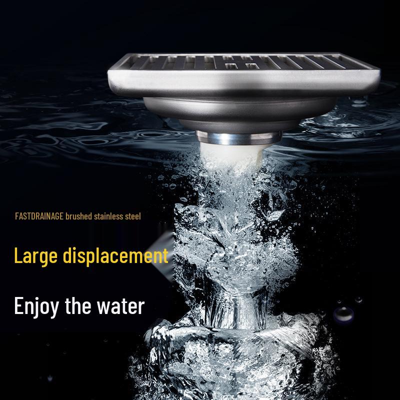 Нержавеющая сталь Ультратонкий Защита от запаха Подводный Душевой Пол Слив GF40-10B