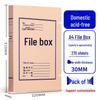 Kraft Paper Archive Box: Large Capacity, Custom Logo, Thickened Paper