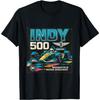 Футболка с винтажным гоночным автомобилем Indy 500