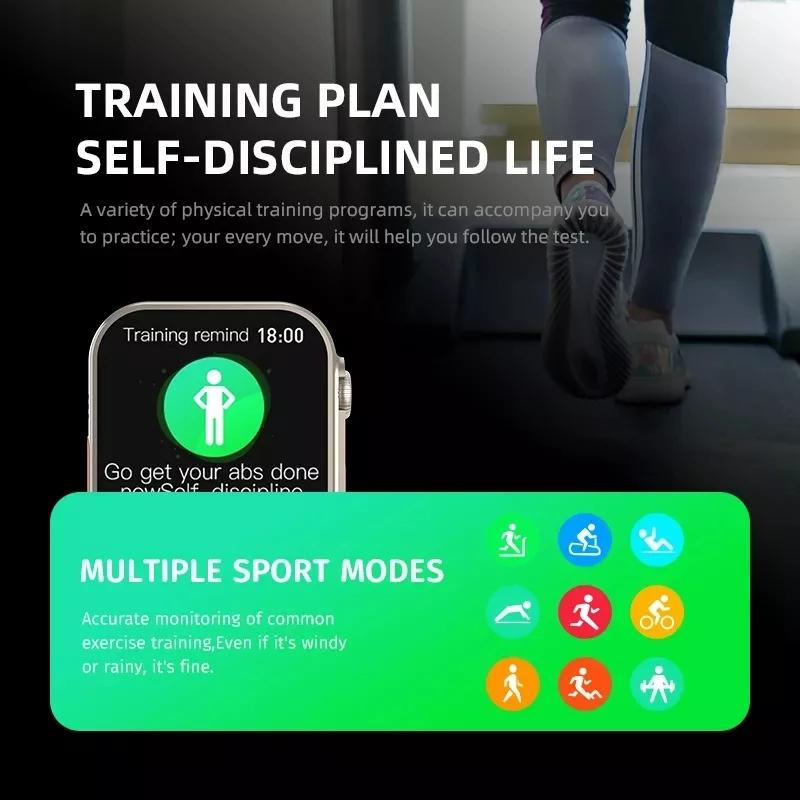 Smart Watch 8 Ultra для Apple iPhone Iwo Watch Ultra NFC Smartwatch Series 8 Bluetooth Call Wireless Fitness Watch 2,2 дюйма