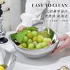 Snack Salad Bowl Silver Electroplated Ceramic Fruit Plate Fruit Household Living Room Fruit Plate Coffee Table