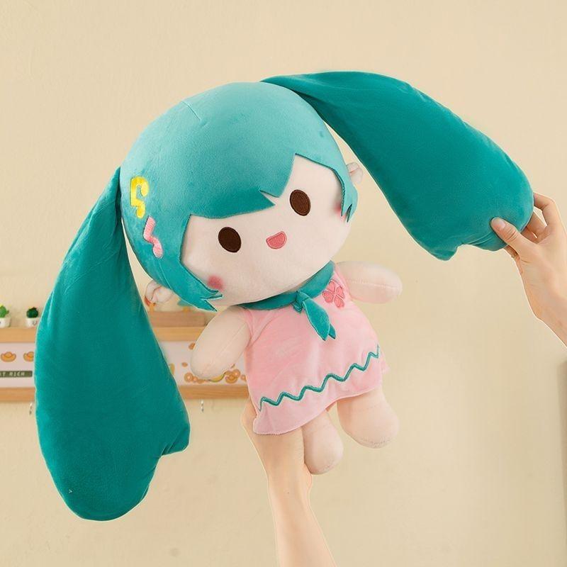 Hatsune Miku Fufu Stuffed Doll, Soft Plush Toy, Cute Birthday Gift for Girls, Ideal for Giving To Classmates
